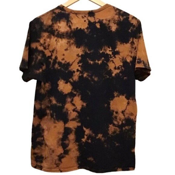 Skull Rock Tour Tattoo T Shirt Men’s Large Reverse Tie Dye Skeleton Chemistry - Picture 2 of 6